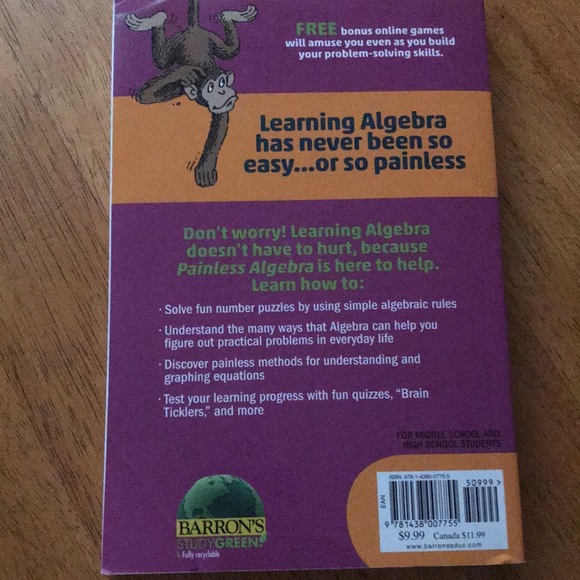 Barron’s painless algebra - Picture 2 of 2